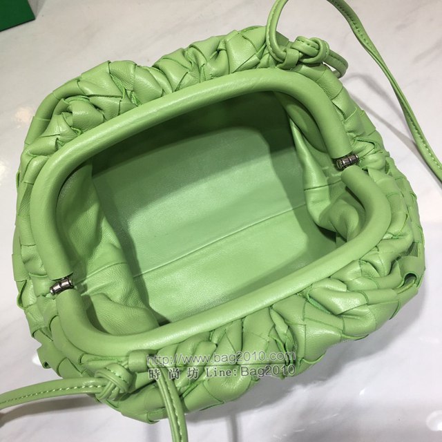 Bottega veneta高端女包 98061 寶緹嘉升級版小號編織雲朵包 BV經典款純手工編織羔羊皮女包  gxz1244